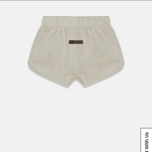Essentials Light Brown Terry Shorts